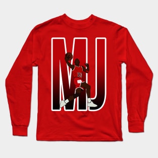 Michael Jordan 'MJ' - Chicago Bulls Long Sleeve T-Shirt